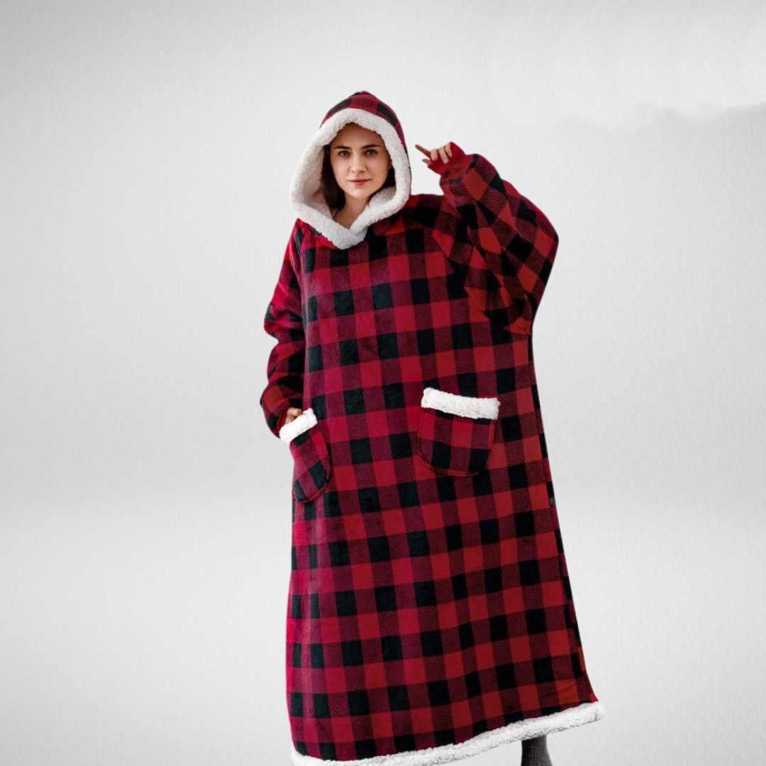Unisex Plus Size Hoodie Blanket for Cozy Hours