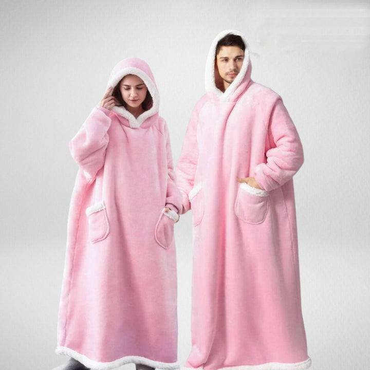 Unisex Plus Size Hoodie Blanket for Cozy Hours