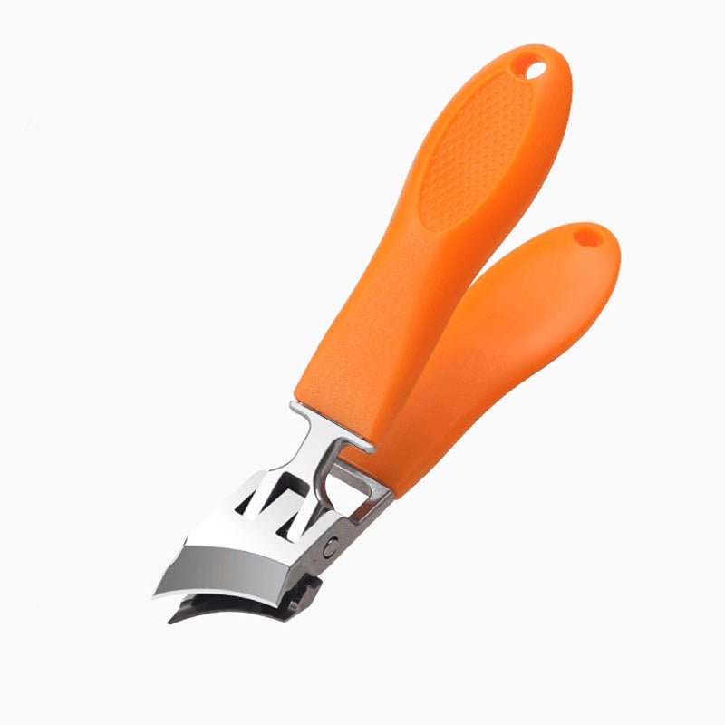 Nail clippers with a wide opening for thick and ingrown nails