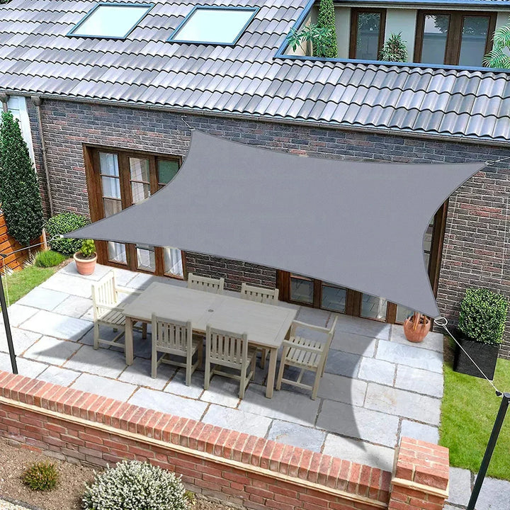 Weatherproof outdoor awning with UV protection for garden &amp; terrace