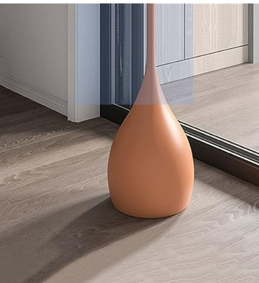 Modern round metal side table with base