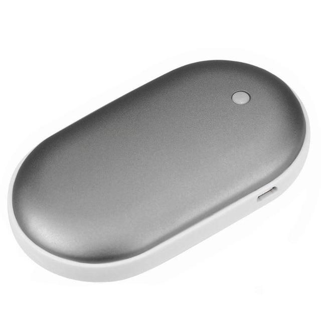 Rechargeable hand warmer with power bank