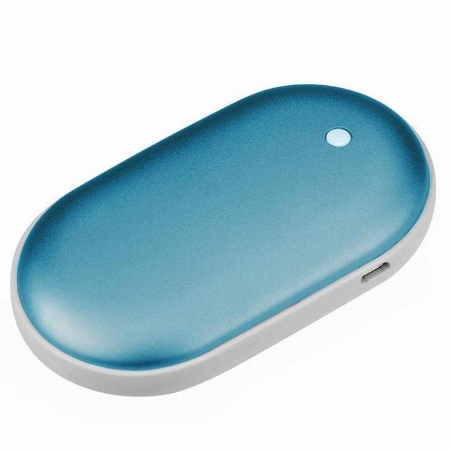 Rechargeable hand warmer with power bank