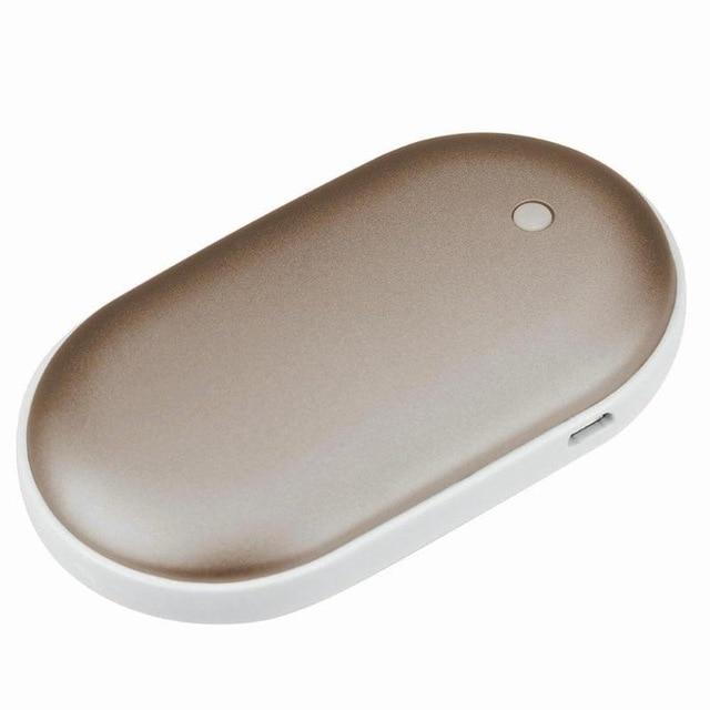 Rechargeable hand warmer with power bank