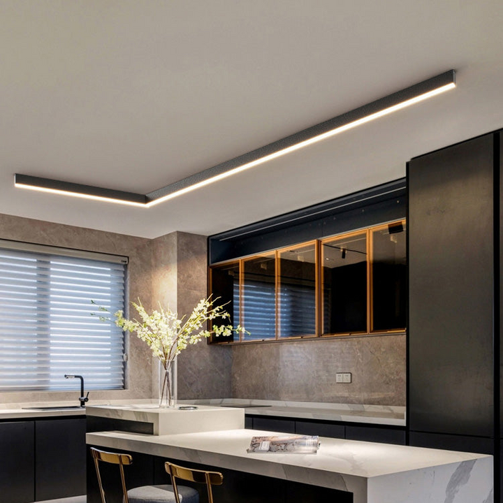 Modern LED ceiling light in Scandinavian style