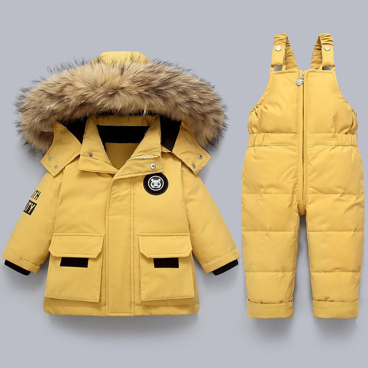 Children's Winter Set with Jacket and Padded Overall 