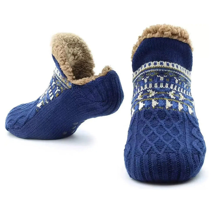 Unisex cozy socks with anti-slip sole 