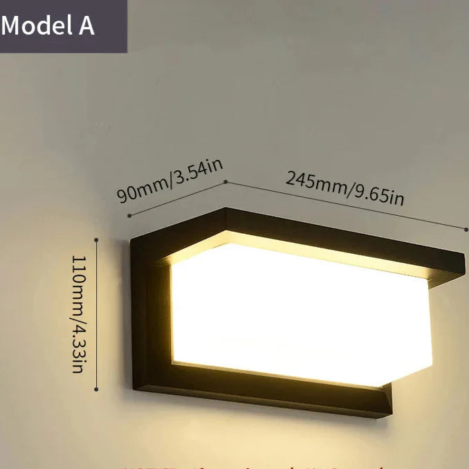 Intelligent solar wall light with motion sensor – weatherproof, energy self-sufficient