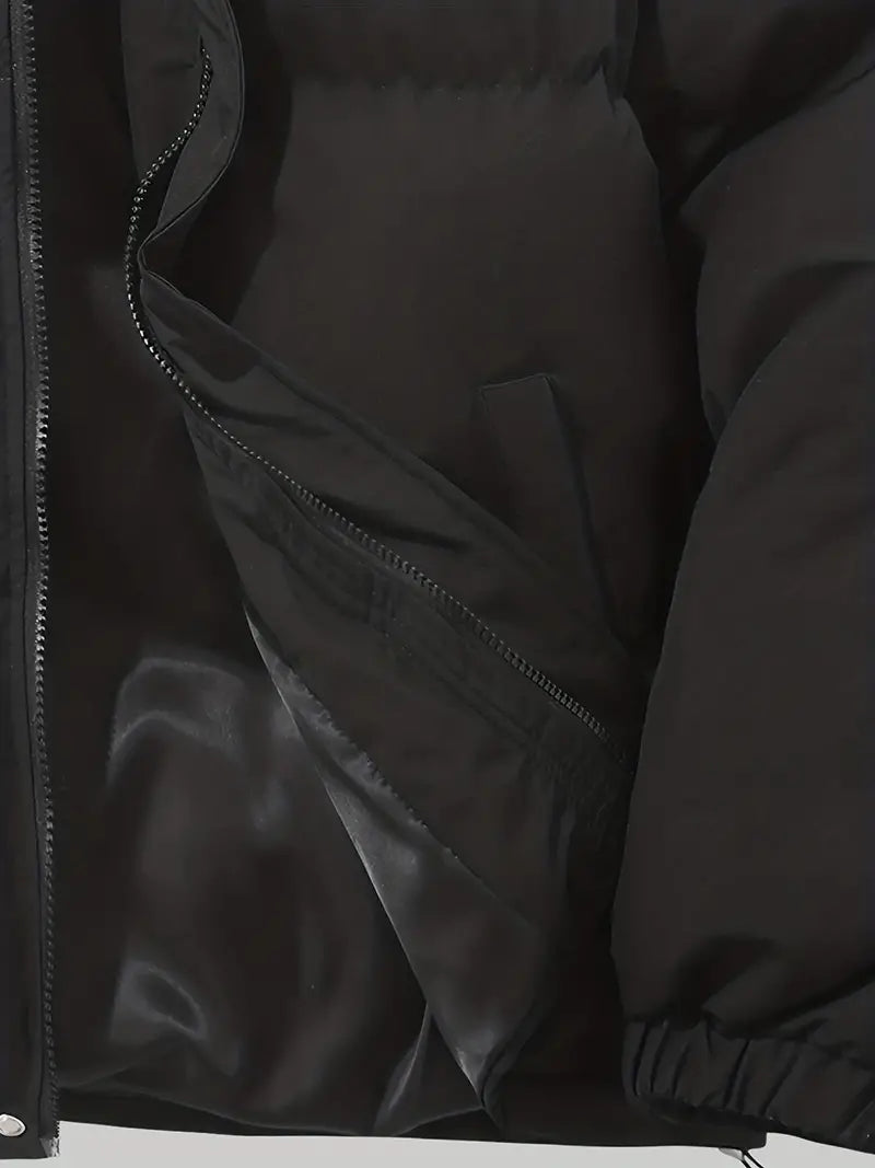 Women's winter jacket with hood and warm lining