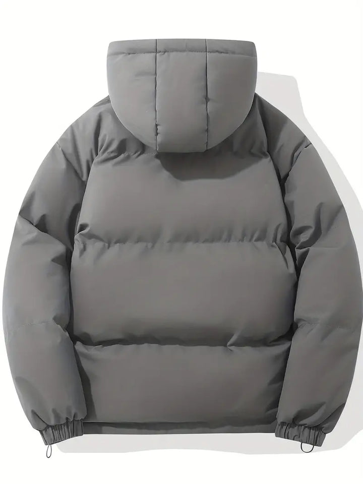 Women's winter jacket with hood and warm lining