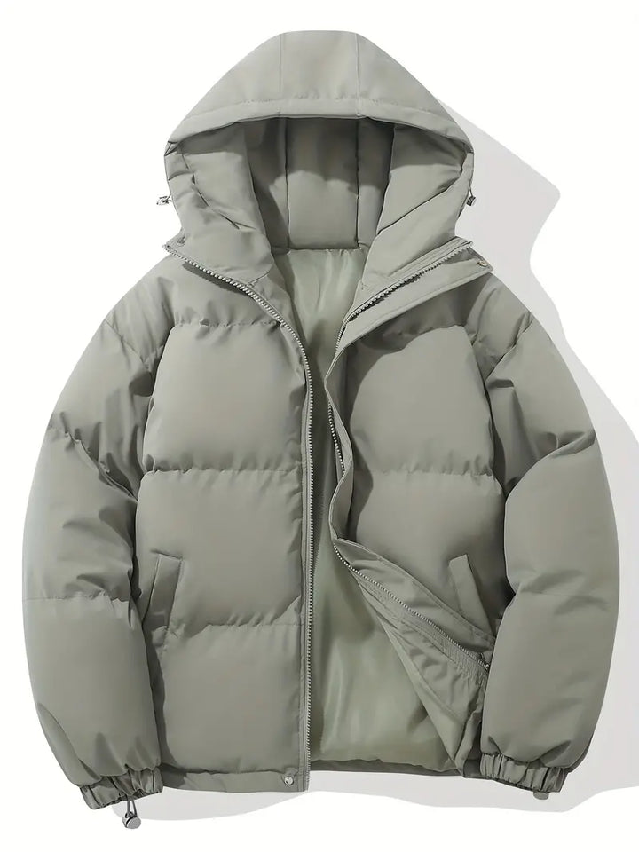 Women's winter jacket with hood and warm lining