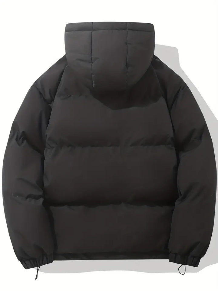 Women's winter jacket with hood and warm lining