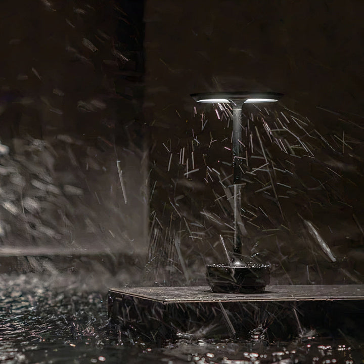 Wireless dimmable designer table lamp in an elegant design