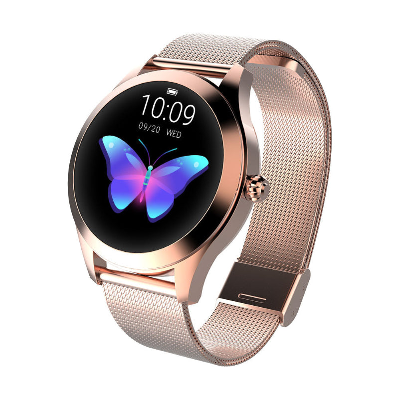 Stainless steel smartwatch for women