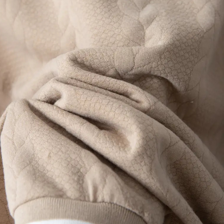 Men's Knit Sweater with Versatile Design 