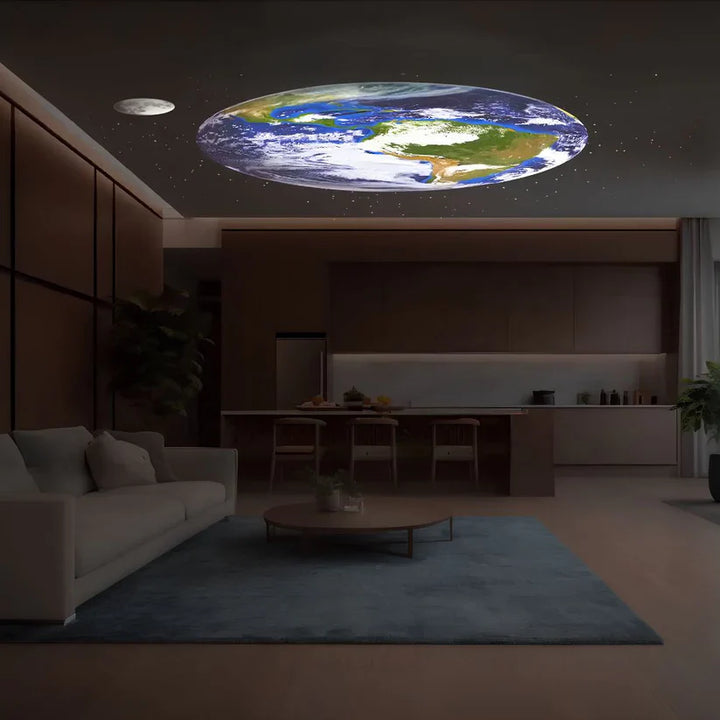 LED star projector with 13 projections for home use