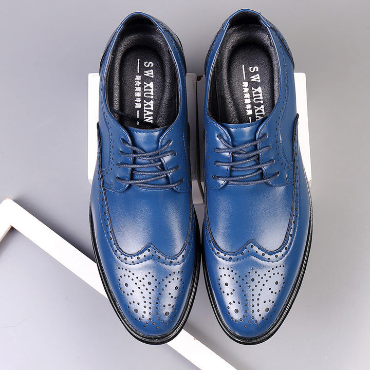 Men's Leather Shoes with Classic Design 