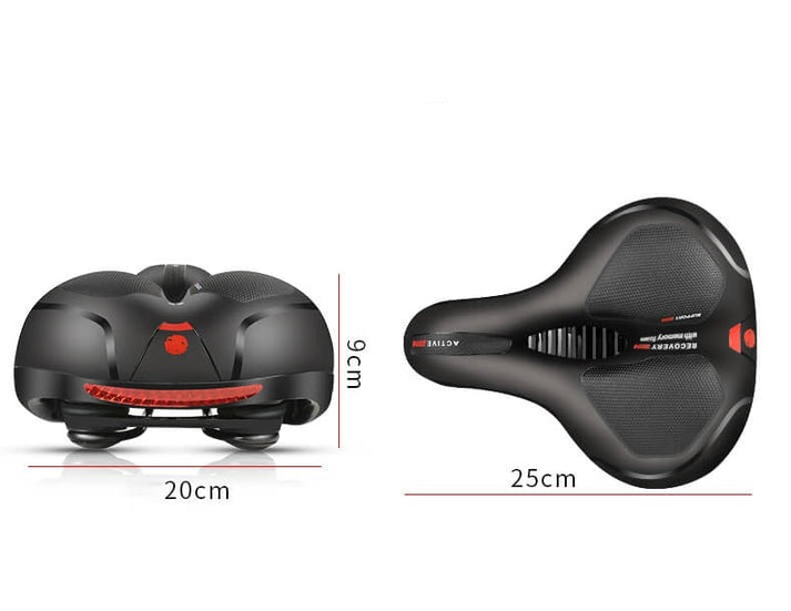 Ergonomic bicycle saddle – soft &amp; shock-absorbing